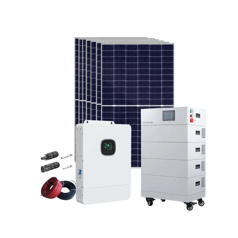 Complete 8kW Solar System 20 Panels Inverter Battery Installation - Kenya